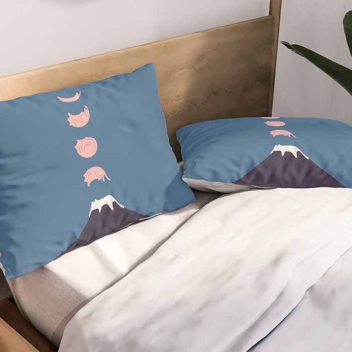 Cat Landscape 73 Pillow Sham Gallery Image 2