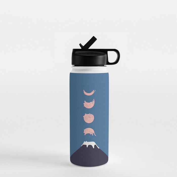 Cat Landscape 73 Water Bottle Gallery Image 1