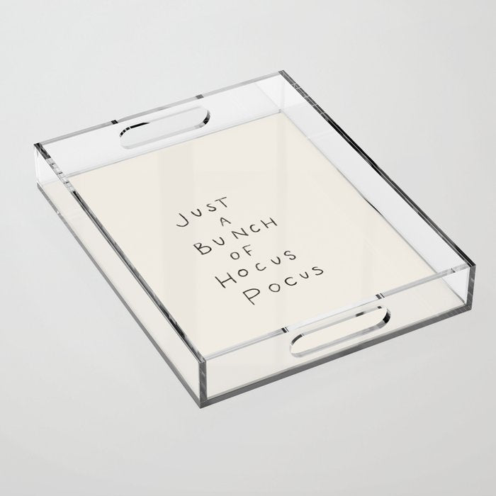 Hocus Pocus Neutral Acrylic Tray Gallery Image 1
