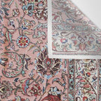Pink Blue Burgundy Antique Tabriz Rug Print Wall Tapestry Gallery Image 3