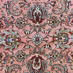 Pink Blue Burgundy Antique Tabriz Rug Print Coffee Mug Gallery Image 2