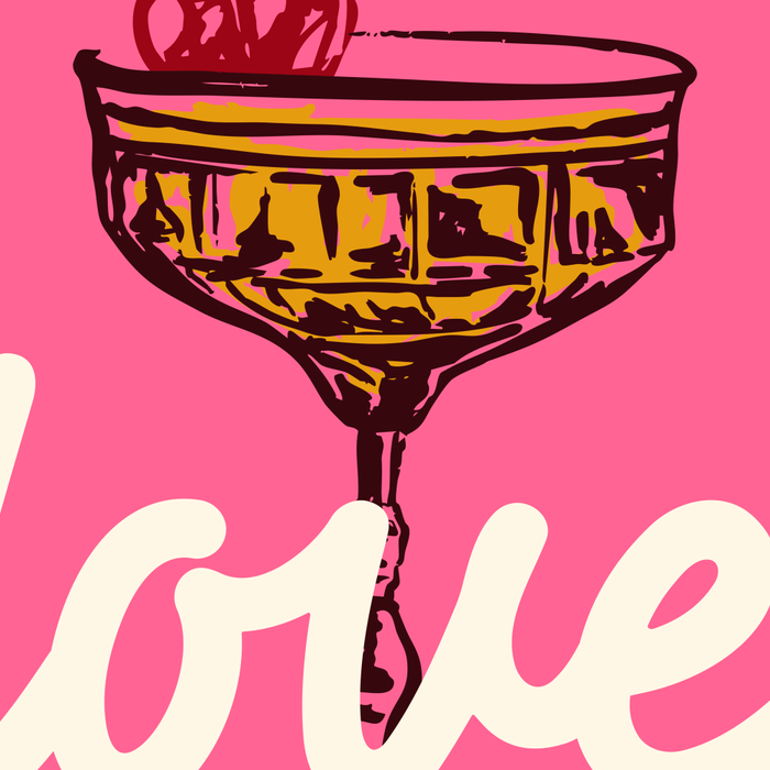 Love Cocktail Illustration Coffee Mug Gallery Image 2