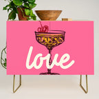 Love Cocktail Illustration Credenza Gallery Image 1