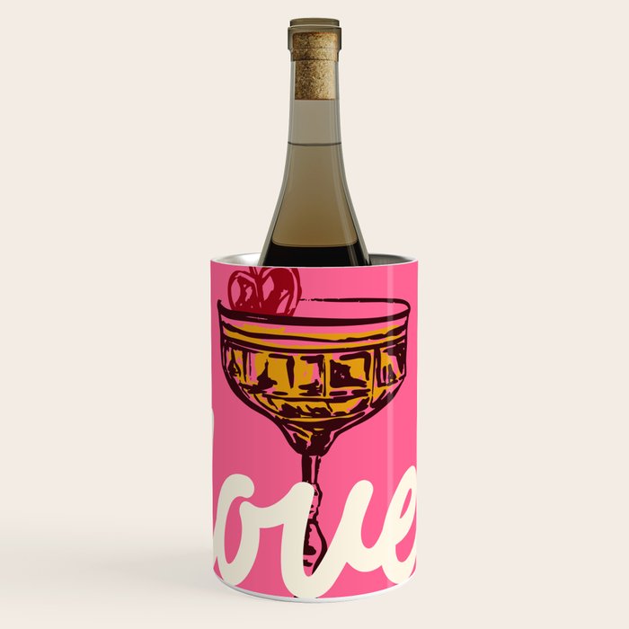 Love Cocktail Illustration Wine Chiller Gallery Image 1
