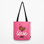 Love Cocktail Illustration Tote Bag Gallery Image 2