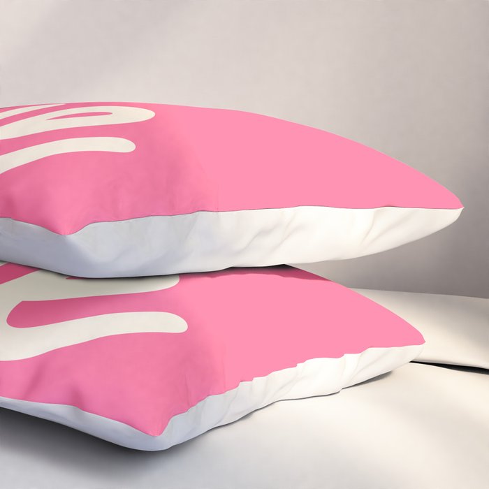 Love Cocktail Illustration Pillow Sham Gallery Image 3