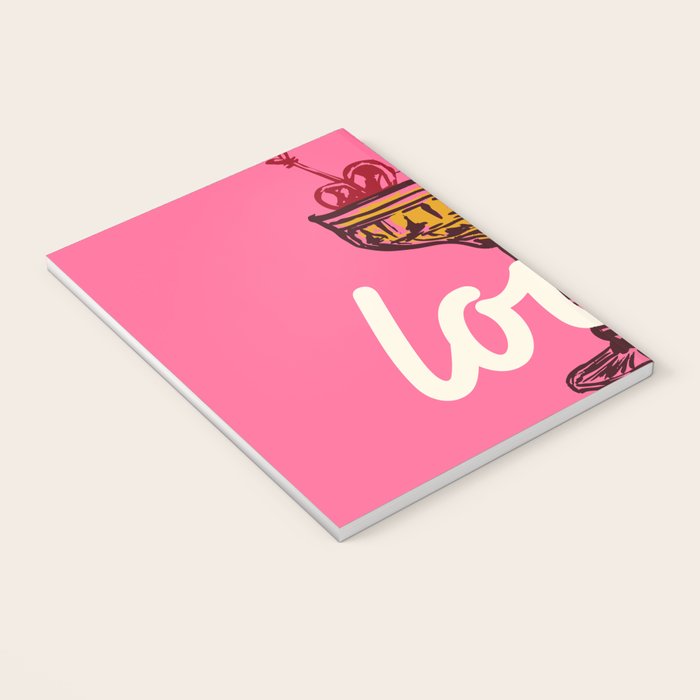 Love Cocktail Illustration Notebook Gallery Image 3