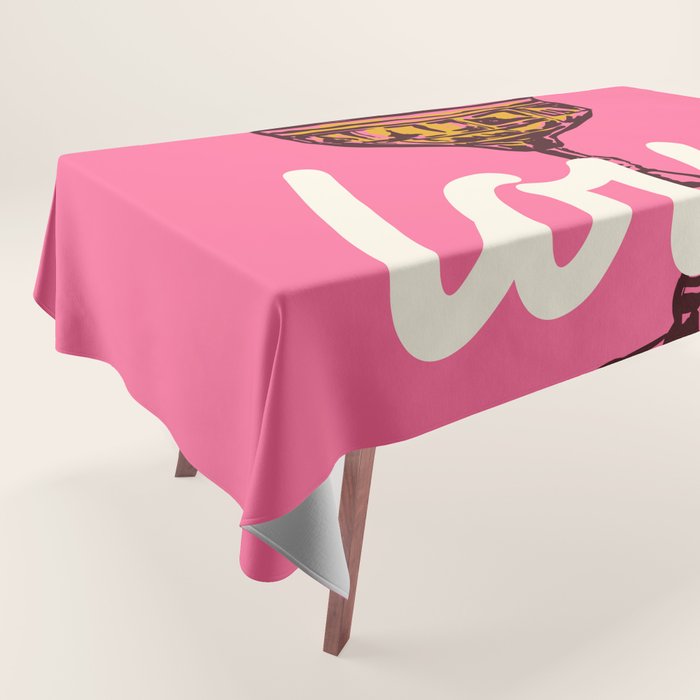 Love Cocktail Illustration Tablecloth Gallery Image 1