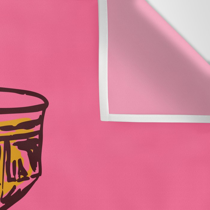 Love Cocktail Illustration Wall Tapestry Gallery Image 3