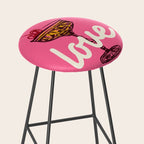 Love Cocktail Illustration Stool Gallery Image 2