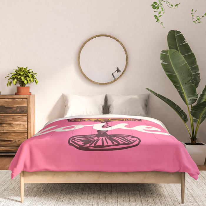 Love Cocktail Illustration Comforter Gallery Image 3
