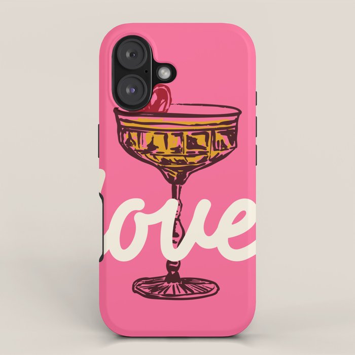 Love Cocktail Illustration iPhone Case Gallery Image 1