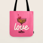 Love Cocktail Illustration Tote Bag Gallery Image 1