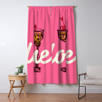 Love Cocktail Illustration Window Curtain Gallery Image 5