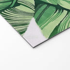 Tropical banana leaves V Welcome Mat Gallery Image 2