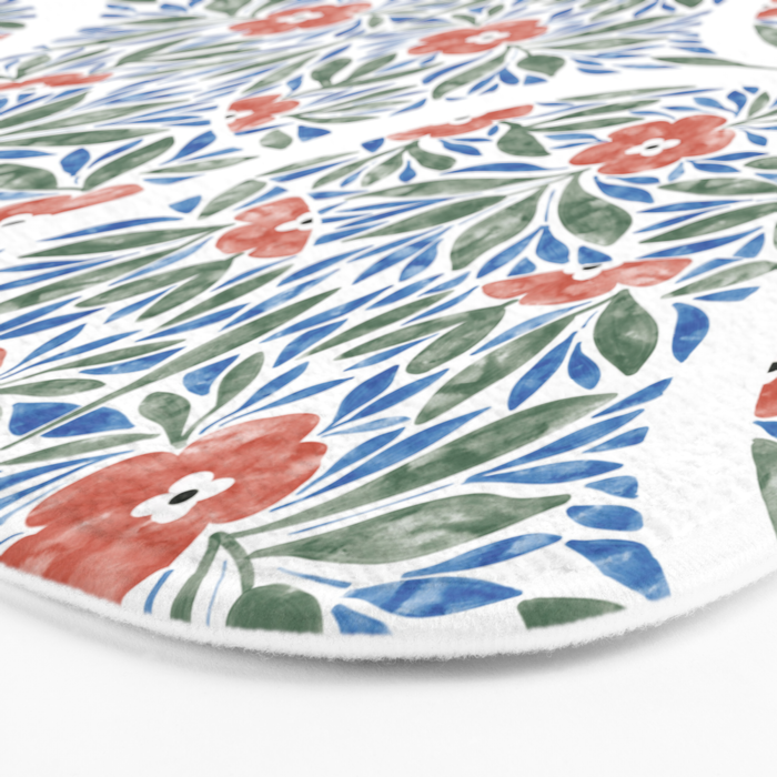 Nature Bouquet Charm Bath Mat Gallery Image 3