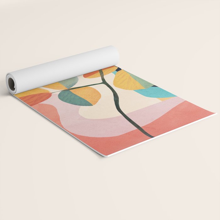 Colorful Branching Out 27 Yoga Mat Gallery Image 2