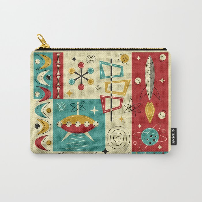 Retro Space Age Fun! ©studioxtine Carry All Pouch Gallery Image 1