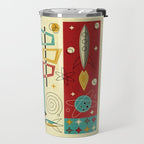 Retro Space Age Fun! ©studioxtine Travel Mug Gallery Image 2