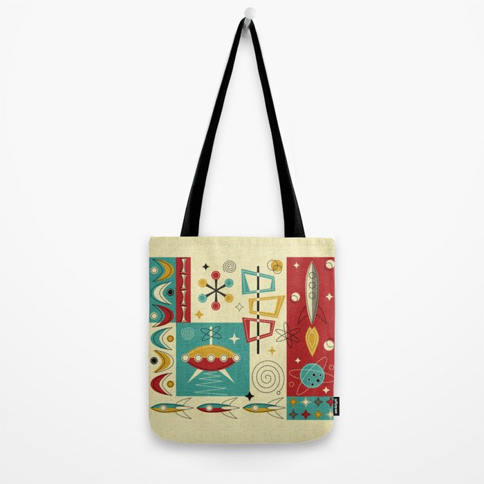 Retro Space Age Fun! ©studioxtine Tote Bag Gallery Image 2