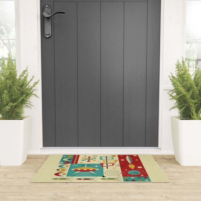 Retro Space Age Fun! ©studioxtine Welcome Mat Gallery Image 3