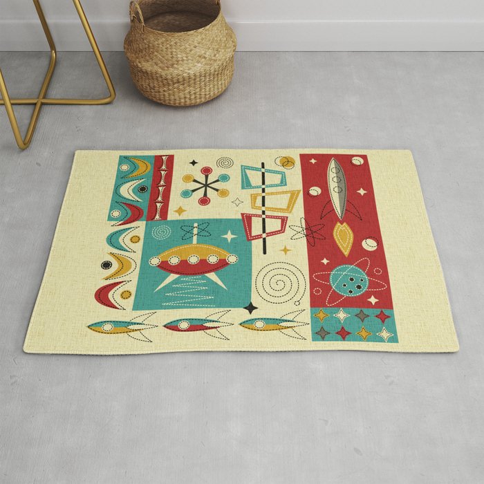 Retro Space Age Fun! ©studioxtine Rug Gallery Image 1