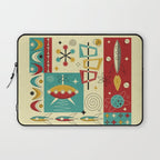 Retro Space Age Fun! ©studioxtine Laptop Sleeve Gallery Image 1