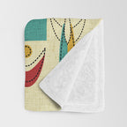 Retro Space Age Fun! ©studioxtine Throw Blanket Gallery Image 3