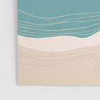 Crashing wave on sunny bay Poster Gallery Image 3