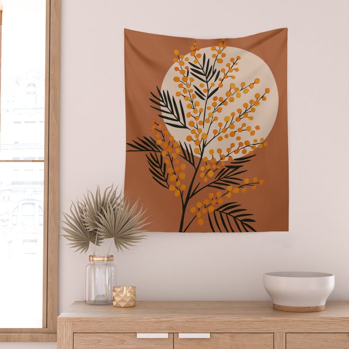 The Mimosa 2 Wall Tapestry Gallery Image 2