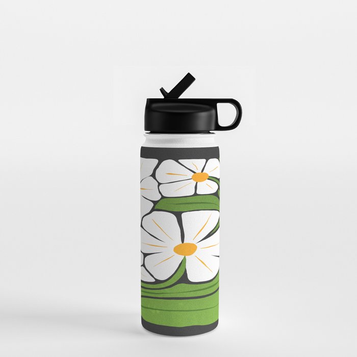 Trust the Process: Flower Market | Typography Edition 01 Water Bottle Gallery Image 1