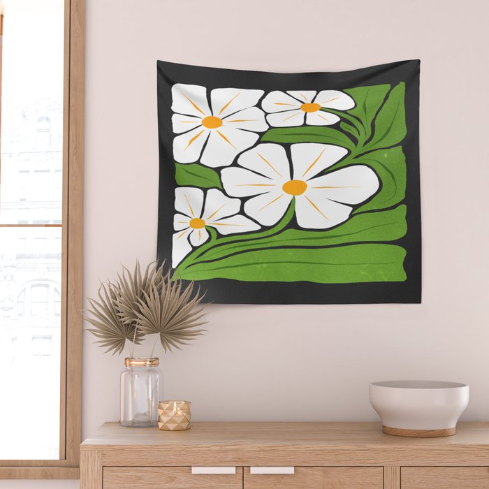 Trust the Process: Flower Market | Typography Edition 01 Wall Tapestry Gallery Image 2