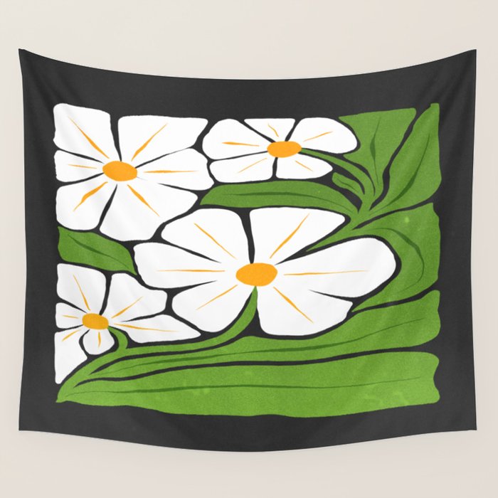 Trust the Process: Flower Market | Typography Edition 01 Wall Tapestry Gallery Image 4