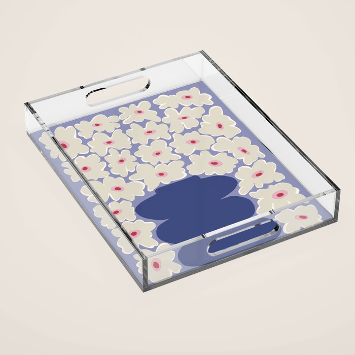 Little Daisy Vase Acrylic Tray Gallery Image 1