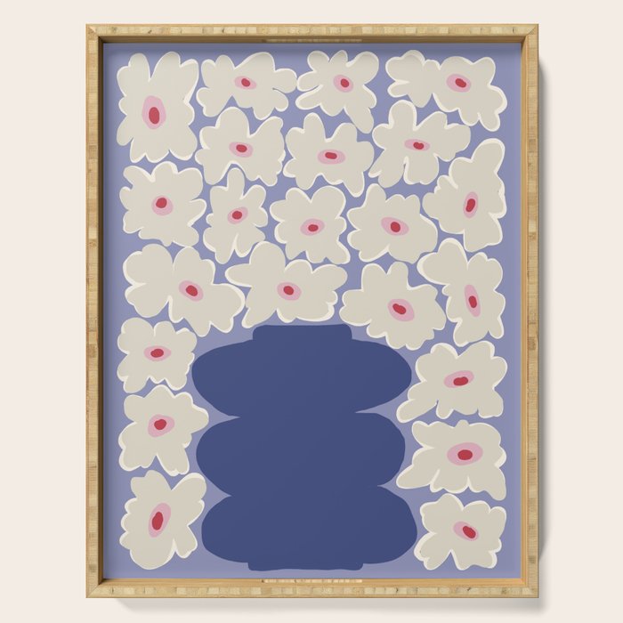 Little Daisy Vase Serving Tray Gallery Image 1
