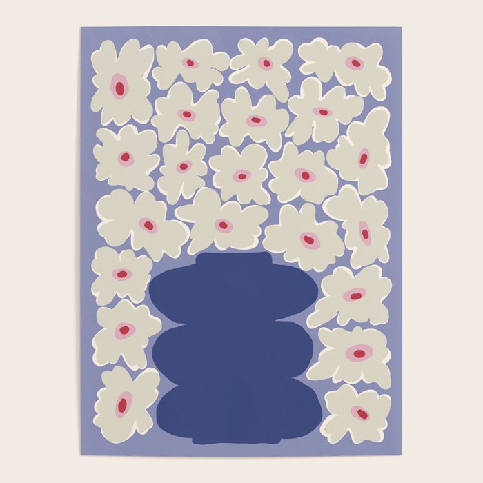 Little Daisy Vase Poster Gallery Image 1