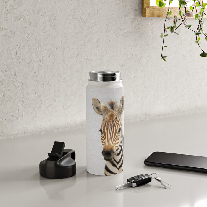 Baby Zebra - Colorful Water Bottle Gallery Image 5