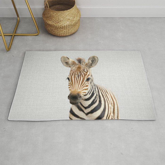 Baby Zebra - Colorful Rug Gallery Image 1