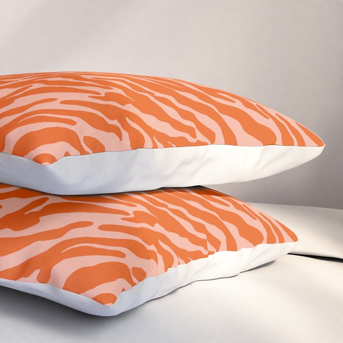 Vibrant Tiger Stripes Pillow Sham Gallery Image 3