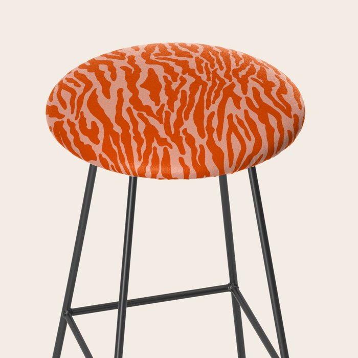 Vibrant Tiger Stripes Stool Gallery Image 2