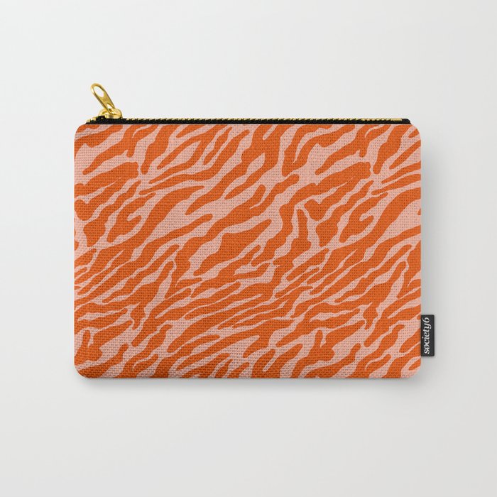 Vibrant Tiger Stripes Carry All Pouch Gallery Image 1