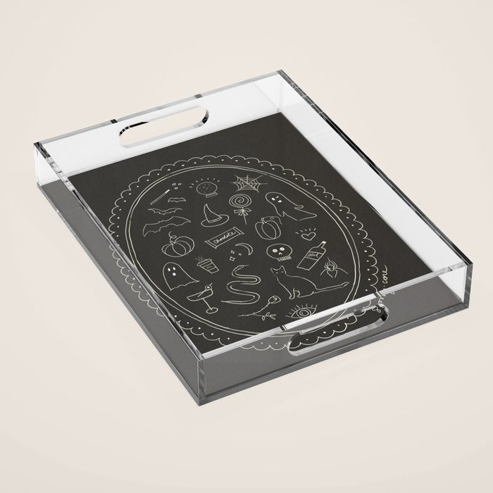 Spooky Core Halloween Portrait Acrylic Tray Gallery Image 1