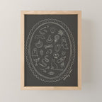 Spooky Core Halloween Portrait Mini Art Print Gallery Image 1