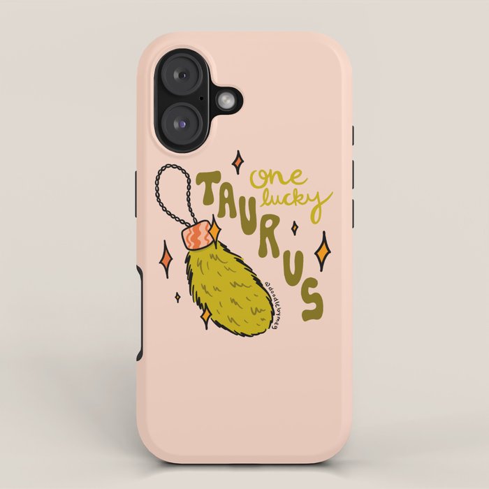 One Lucky Taurus iPhone Case Gallery Image 1