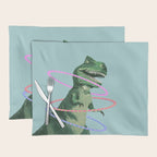 T-Rex the Hula Dancer in Green Placemat Gallery Image 1