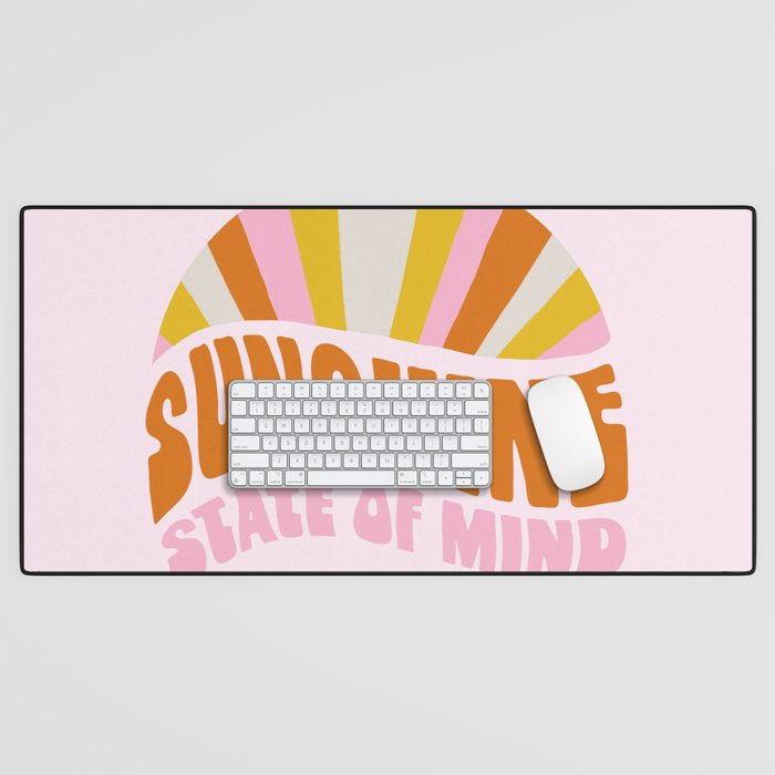 sunshine state of mind, type Desk Mat Gallery Image 1