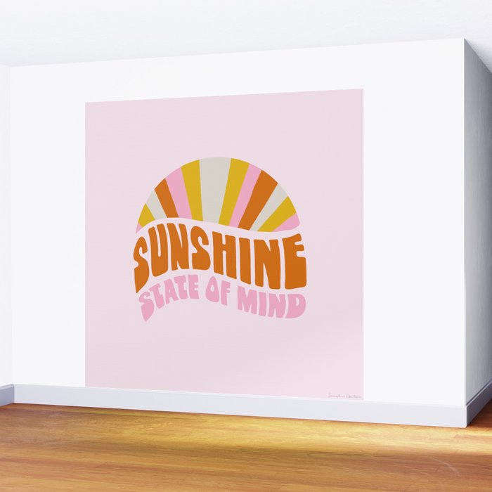 sunshine state of mind, type Wall Mural Gallery Image 2