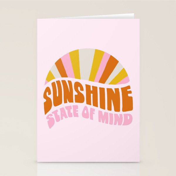 sunshine state of mind, type Stationery Card Gallery Image 2