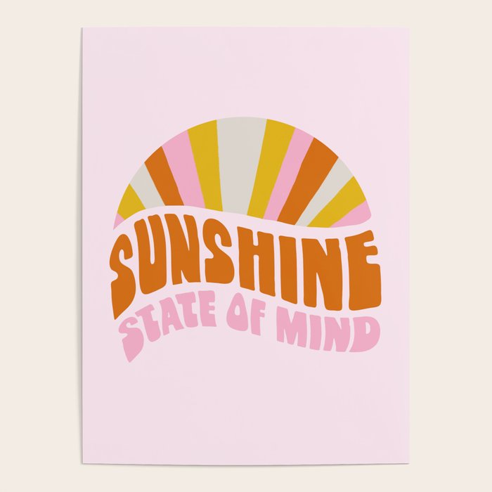 sunshine state of mind, type Poster Gallery Image 4