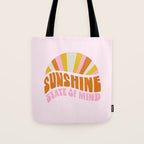 sunshine state of mind, type Tote Bag Gallery Image 1